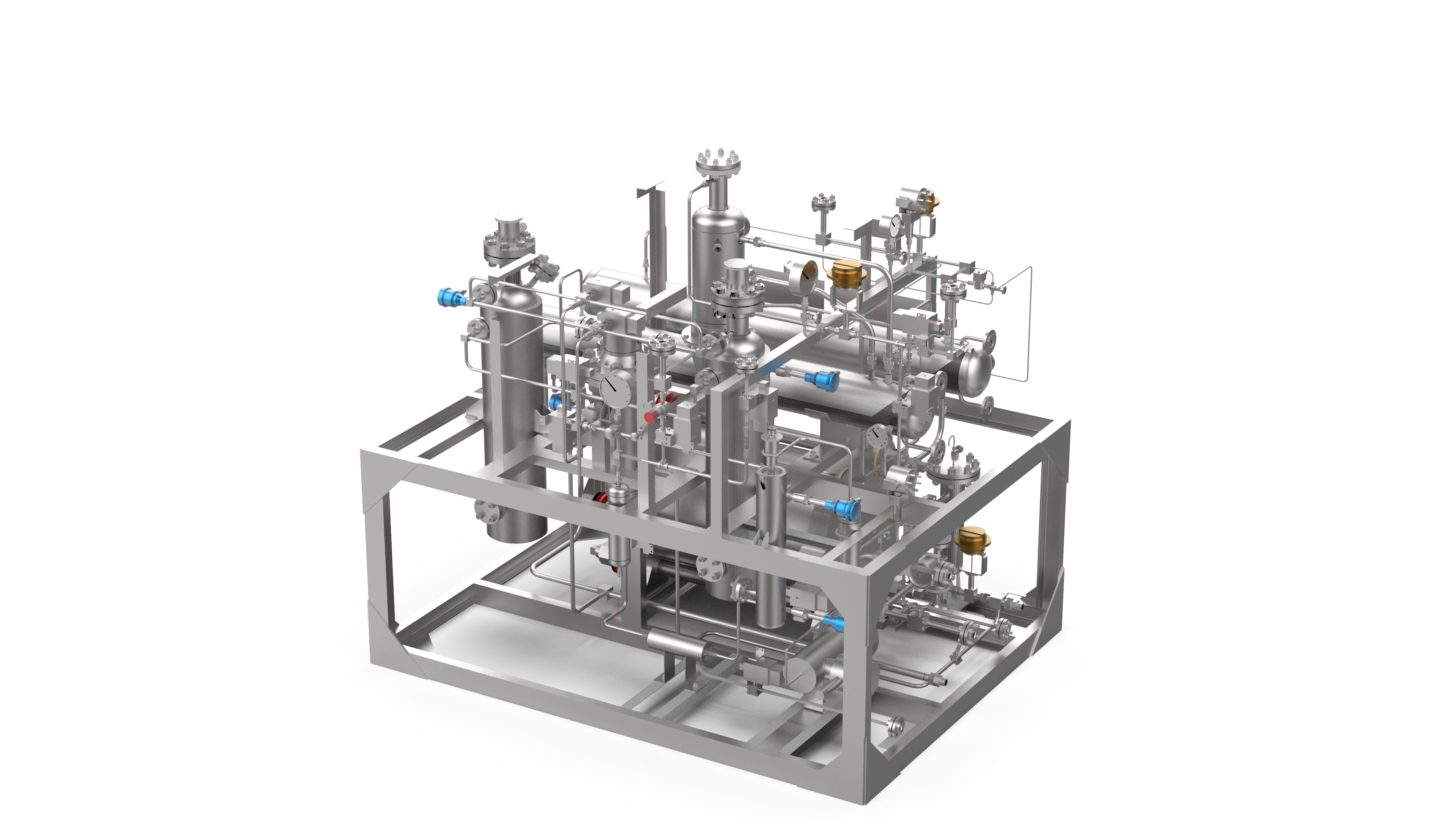 Thiết bị sản xuất hydro điện phân nước kiềm - loại tích hợp