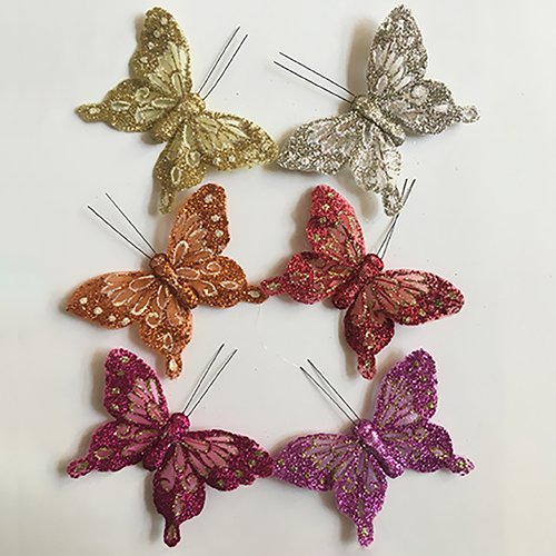 Glitter Christmas Butterfly