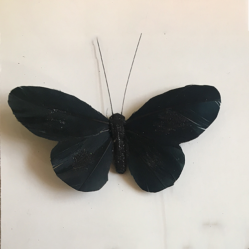 Black Butterfly Ornament