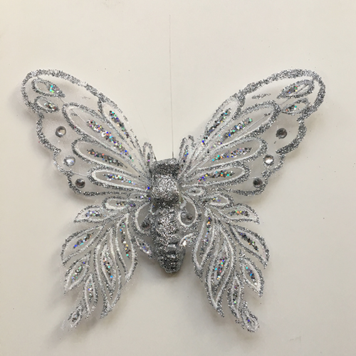 Gold Glitter Acrylic Decoration Butterflies