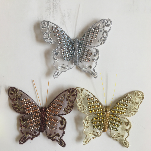 Acrylic Glitter Butterflies