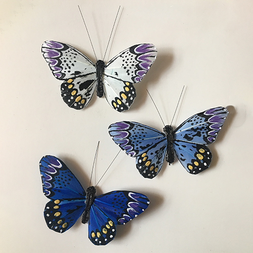 Blue Butterfly Decoration