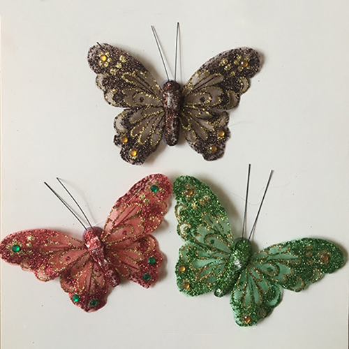 Glitter Butterfly Art Decoration