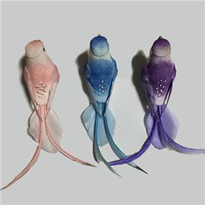 New Christmas Decoration Artificial Feather Bird