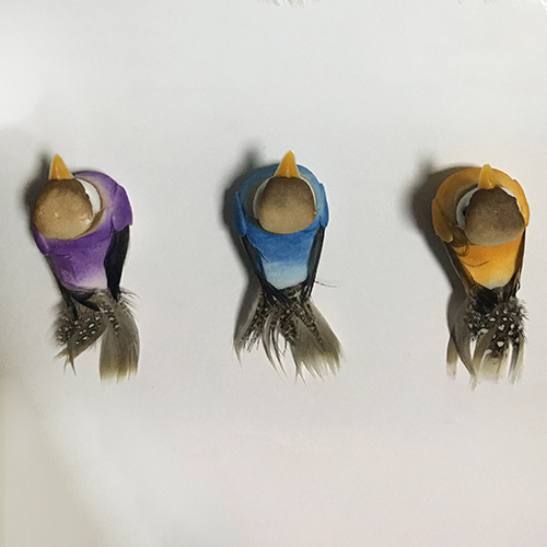 Mini Artificial Feather Birds