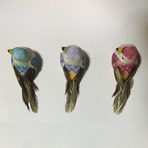 Mini Artificial Feather Fake Birds