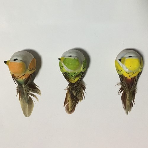 Mini Artificial Feather Fake Birds