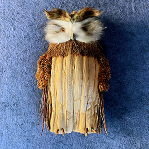 Natural Materials Owl Decoration