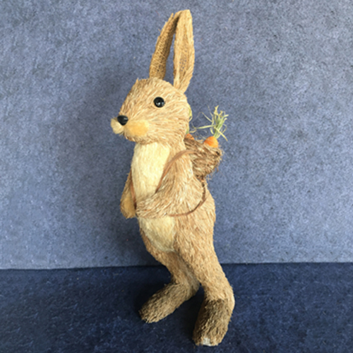 Straw Decorative Rabbit