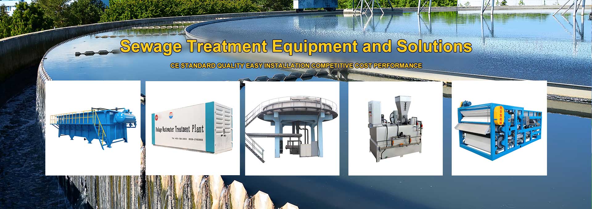 equipo de tratamiento de aguas residuales