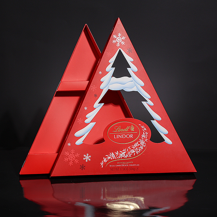 Cajas en forma de árbol para embalaje de regalos de Navidad
