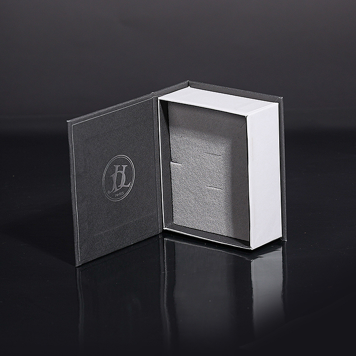 Luxury Black Hinged Lid Rigid Gift Box