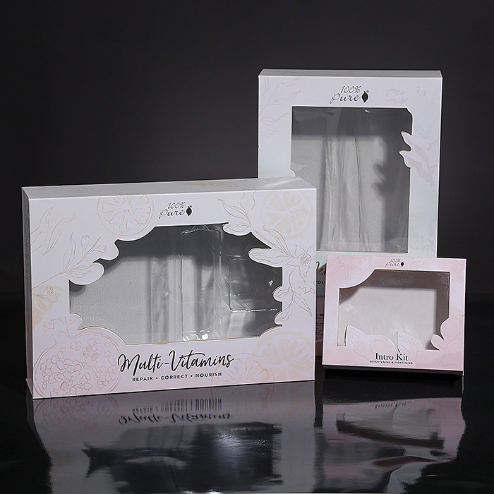 Китай Роскошная коробка для шампуня для тела на петлях с окном из ПЭТ, производитель