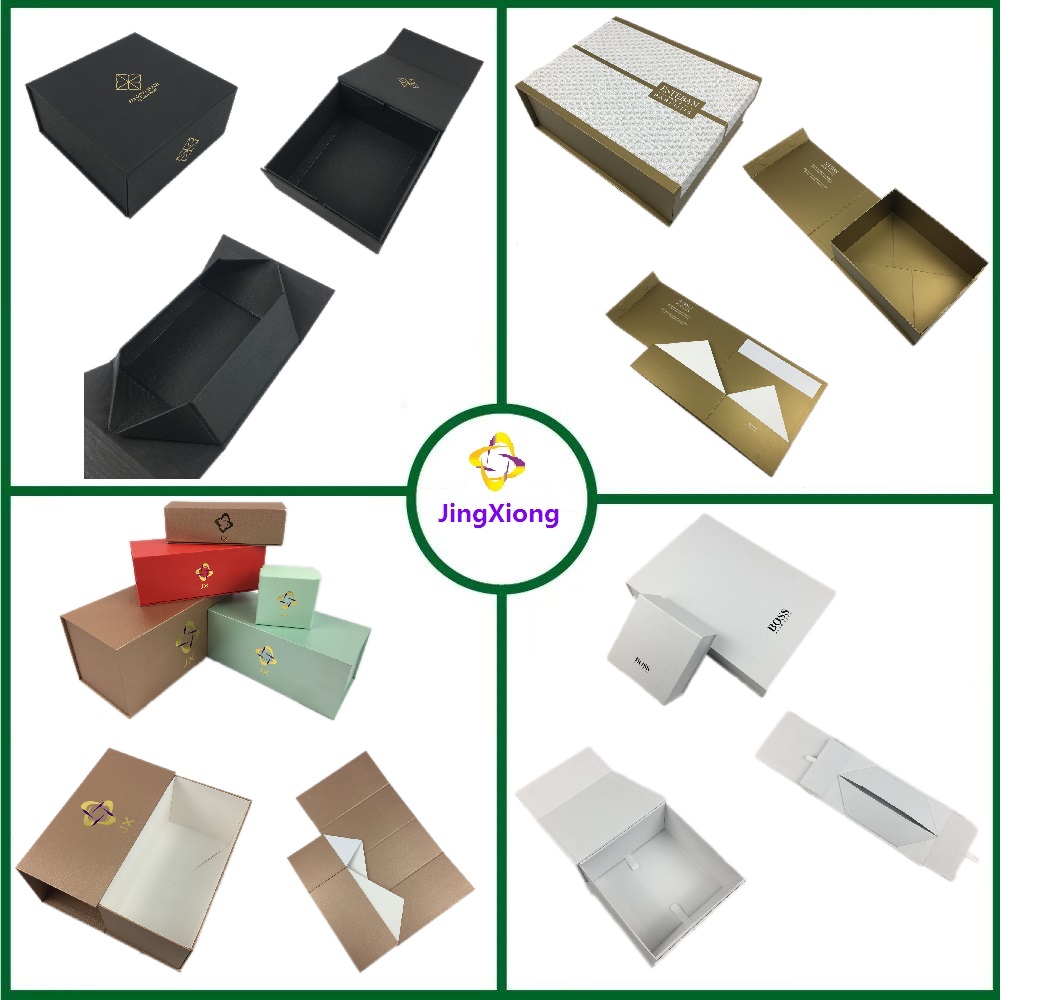 Folding Rigid Magnetic Paper Boxes