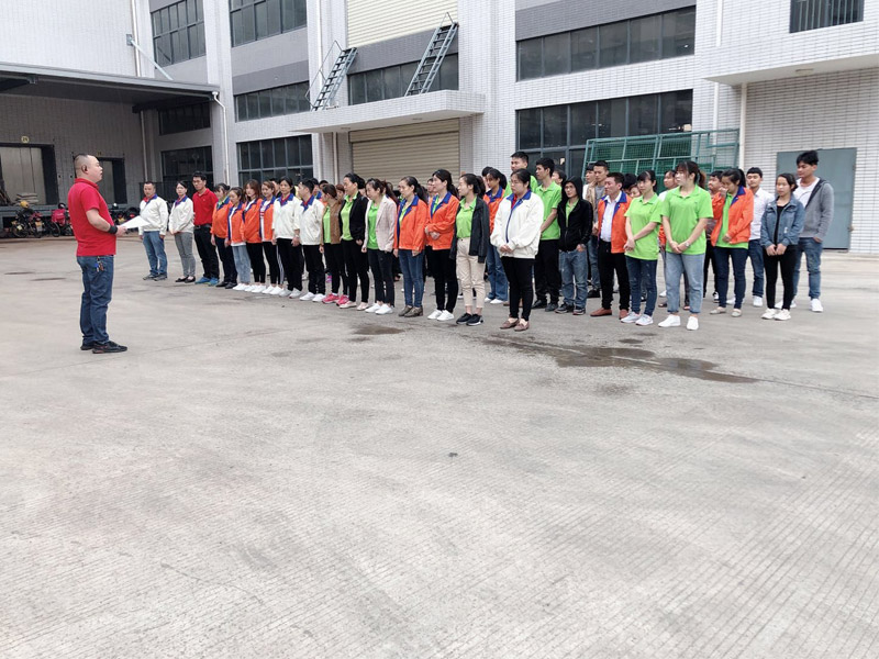 Jingxiong årliga fabriksbrand -Drill