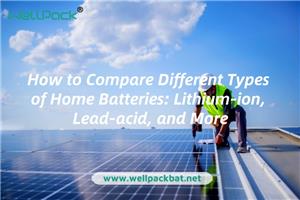 How to Compare Different Types of Home Batteries: Lithium-ion, Lead-acid, and More