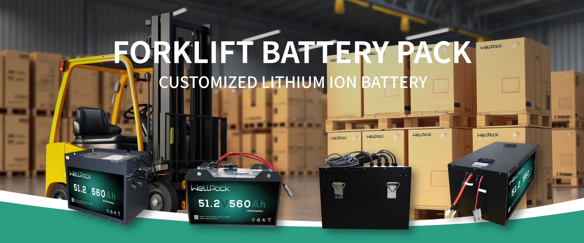 Виробники літієвих батарей для навантажувачів