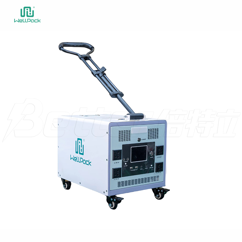 WELLPACK new product, 3600 watt high-power mobile portable power statio