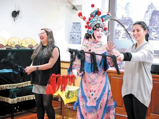 ミシシッピ川沿いのこの小さな町に、中国米友好会館があります。