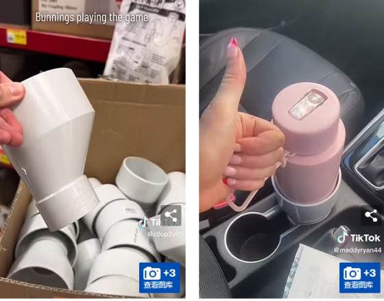 Un acheteur de Bunnings remarque un changement hilarant dans les magasins après qu'un achat improbable de 11 $ ait été surnommé le « porte-gobelet parfait » par des milliers de personnes.