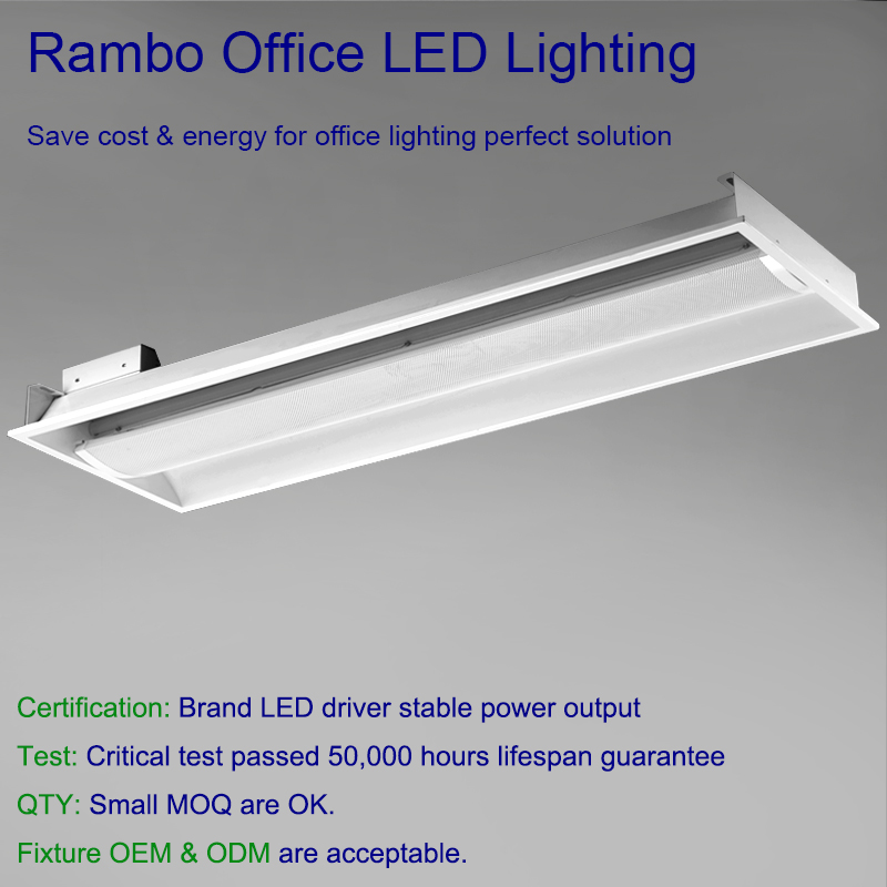 LED Troffer Recessed Panel Commercial Engineer Light