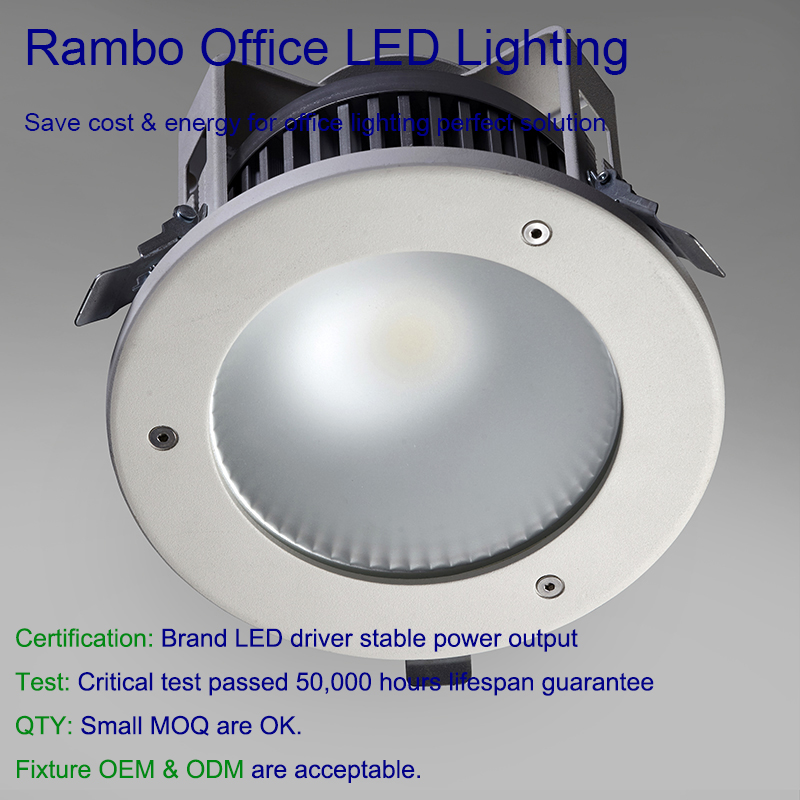 Adjustable LED Recessed Spot Anti Glare Waterproof Downlight