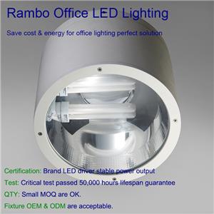 R&D Surface Mounted Anti Glare Waterproof Downlight Fixture