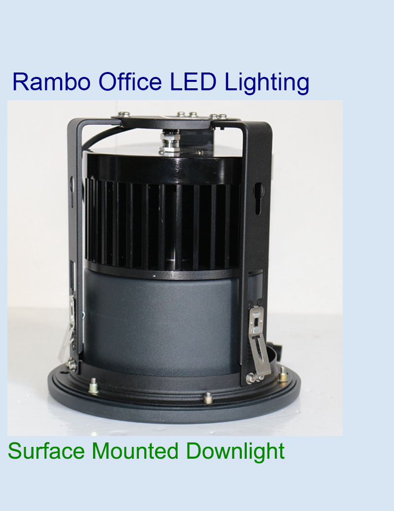 Surface Mounted black receesed Downlight