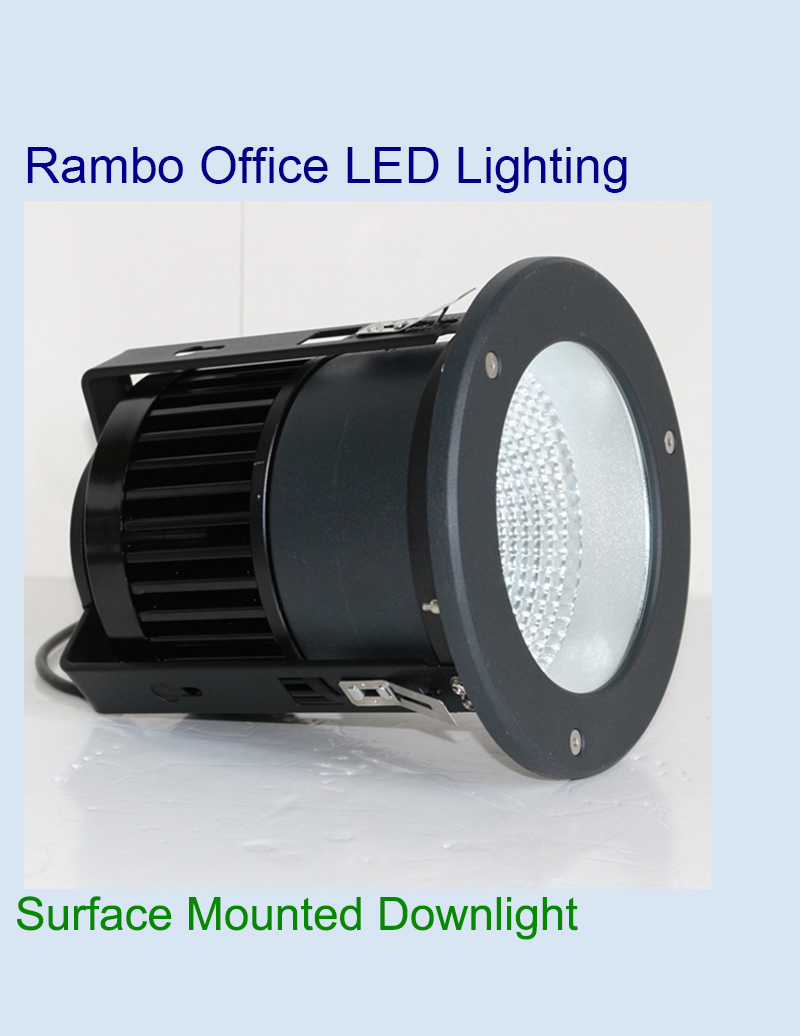 Surface Mounted black receesed Downlight