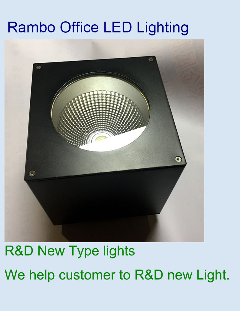 Square Surface Mounted Recessed Downlight