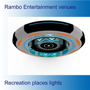 Entertainment venues flying saucer lights