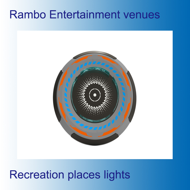 Entertainment venues flying saucer lights