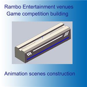 Game competition ESports hall metal fixture