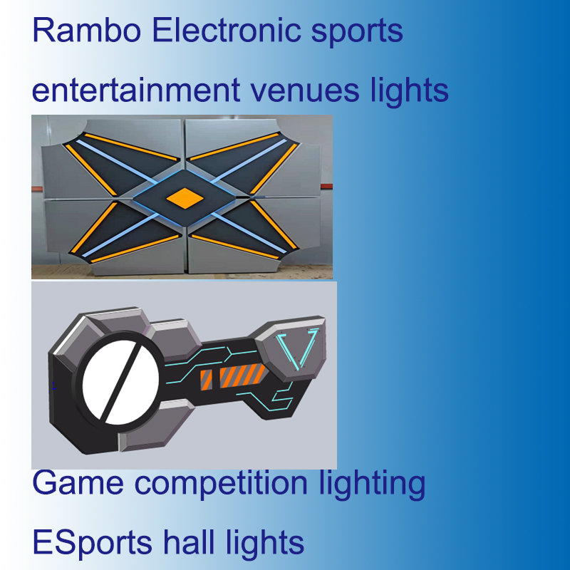 Modern design ESports hotel metal fixture