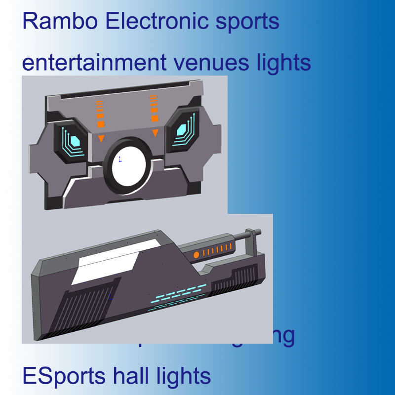 Modern design ESports hotel metal fixture