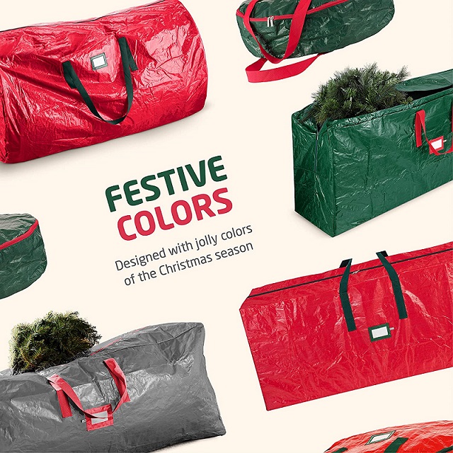 Christmas Tree Storage and Removal Bag With Zipper