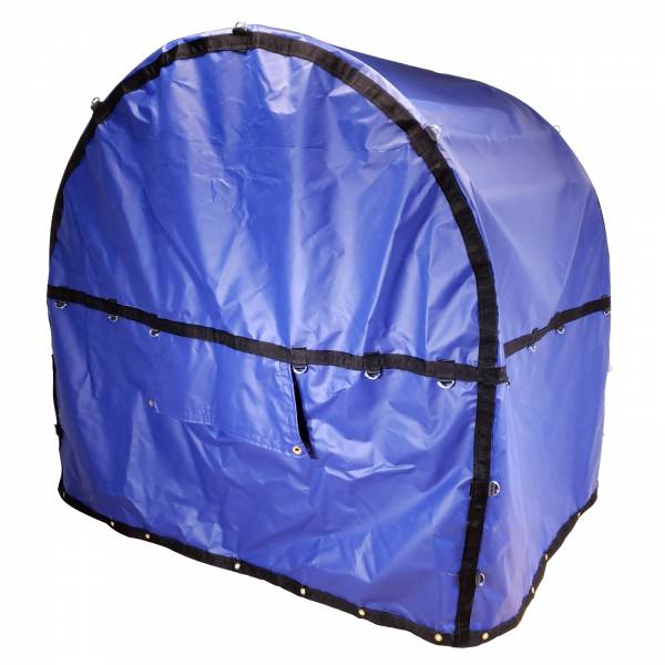 18oz PVC Fitted Steel Coil Tarps Bag with Chain Flap