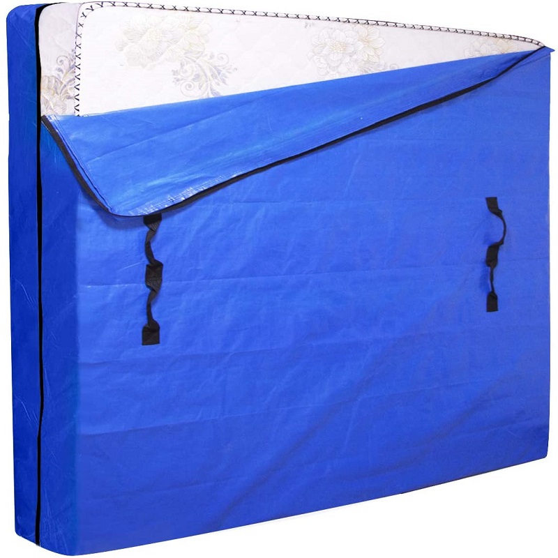 Moving Mattress Storage Bag Cover With 8 Handles and Zipper