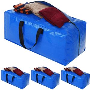 Portable Travel Luggage Duffel Storage Moving Zipper Bag Shopping Bag