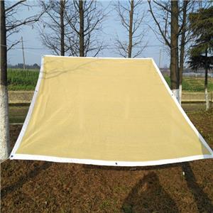 Vinylbelagd solskyddsduk Mesh Tarp Construction Sekretessskärm