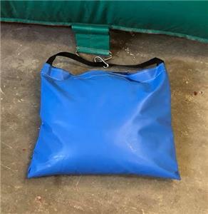 Borsa interna con clip in acciaio di zavorra per borsa di sabbia con castello gonfiabile in tela di PVC