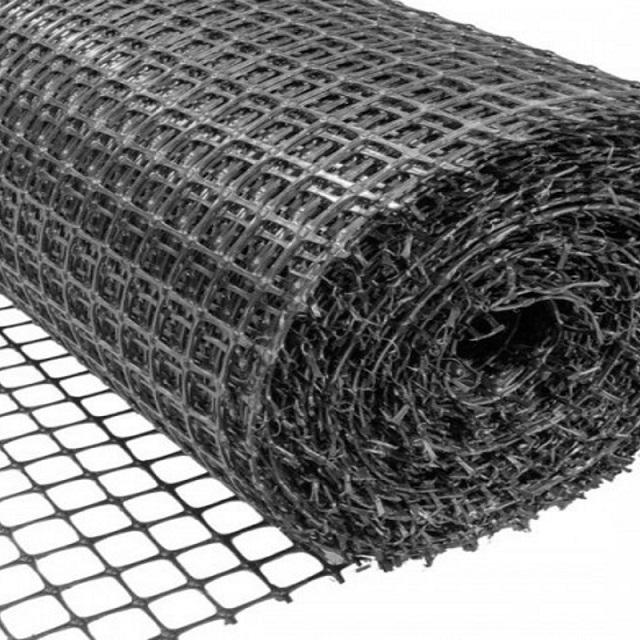 High Strength PP Plastic Mesh Biaxial Geogrid for Road Construction