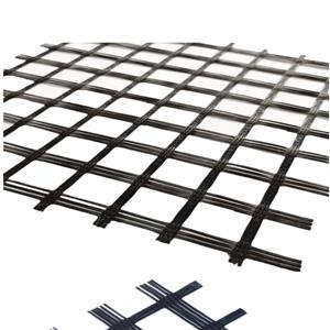 Höghållfast varpstickad PVC-belagd polyester Geogrid