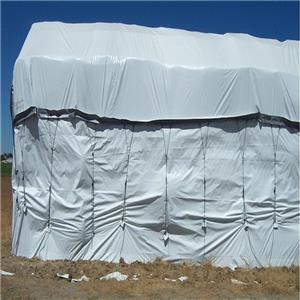 Heavy Duty Agricultural Farming Hay Stack Side Curtain Tarp