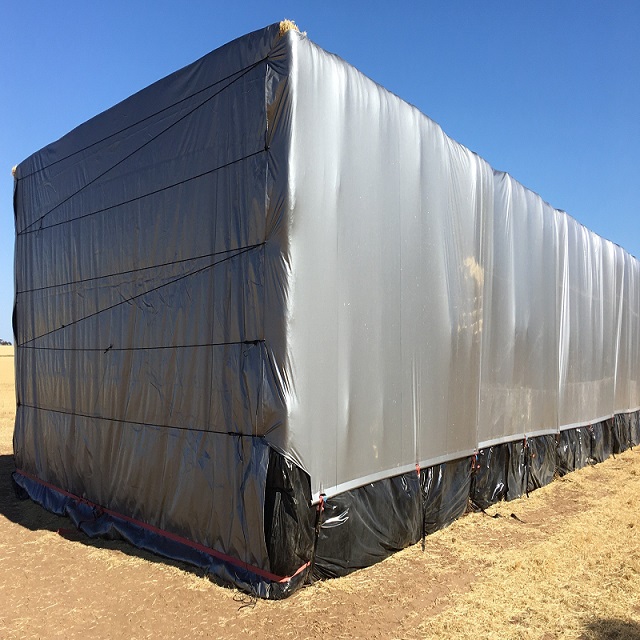 Heavy Duty Agricultural Farming Hay Stack Side Curtain Tarp