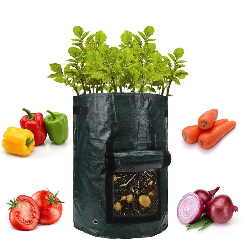 Bolsa de cultivo de papa de jardín Bolsa de planta de tomate Contenedor de macetero de vegetales