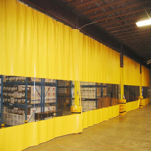 Séparations de mur rideau de diviseur de pièce d'entrepôt industriel d'atelier