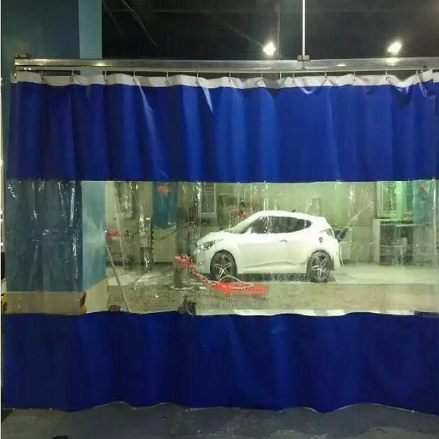 Outdoor Auto Body Shop Curtain Paint Spray Booths Curtain Wall