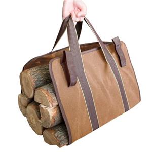 Borsa da trasporto per legna da ardere in tela cerata Borsa da trasporto per legna da ardere