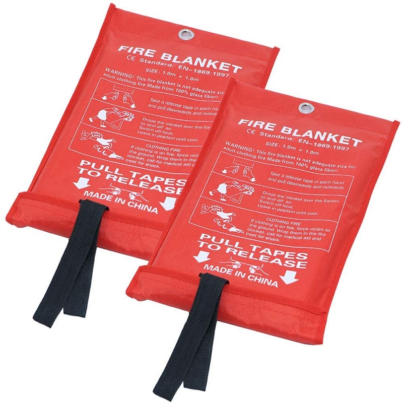 Safety Emergency Fire Blanket Fiberglass Fire Suppression Blankets